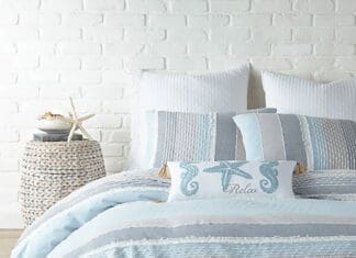 Keep Your Cool for a Better Snooze Fl Linen Santander Duvet Set