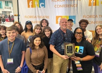 Nathanael and Anna Fisher of ECTC Win Career Award Nathanael and Anna Fisher of Emerald Coast Theatre Company Win Award