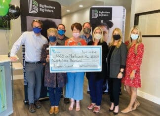 BBBSNWFL Receives $25,000 Gift from Gulf Power Foundation Bbbs Check