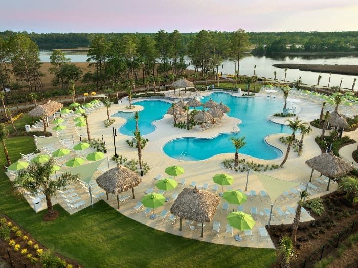 Latitude Margaritaville Watersound Paradise Pool Drone 6 By Rhp